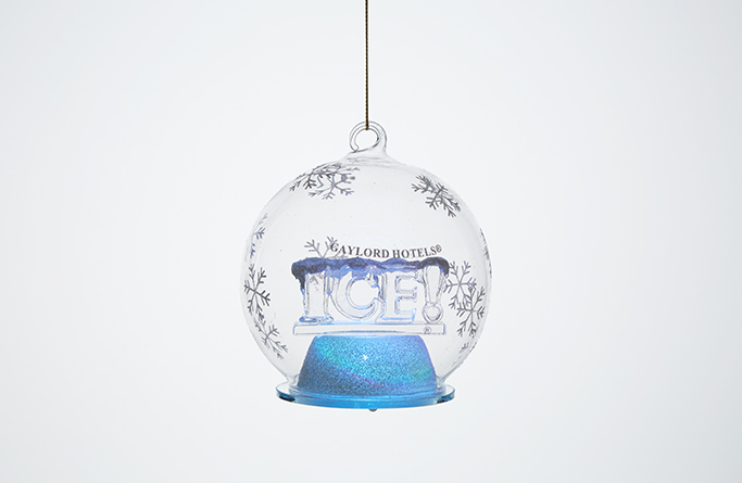 ICE! Globe LED Ornament 2