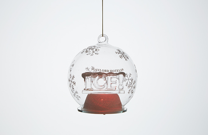 ICE! Globe LED Ornament 5