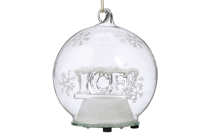 ICE! Globe LED Ornament YMAL0