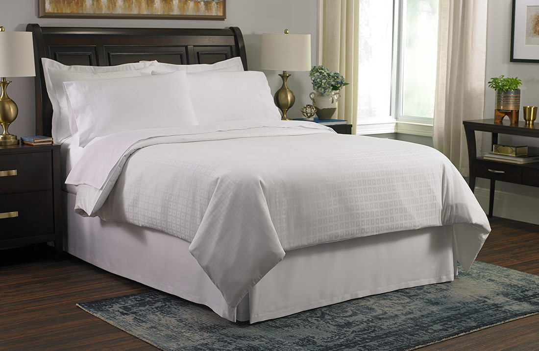 The Ritz-Carlton Hotel Hotel Stripe Bed & Bedding Set